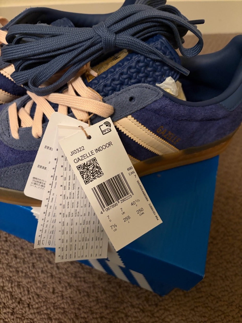 Adidas Gazelle Sneakers - NWT men’s 7.5/womens 8.5 - Picture 5 of 5